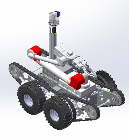 智能大型排爆機器人