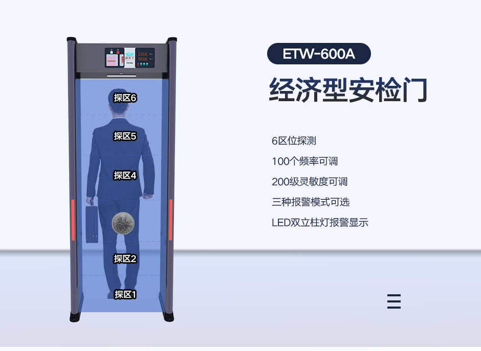 高性價金屬探測安檢門