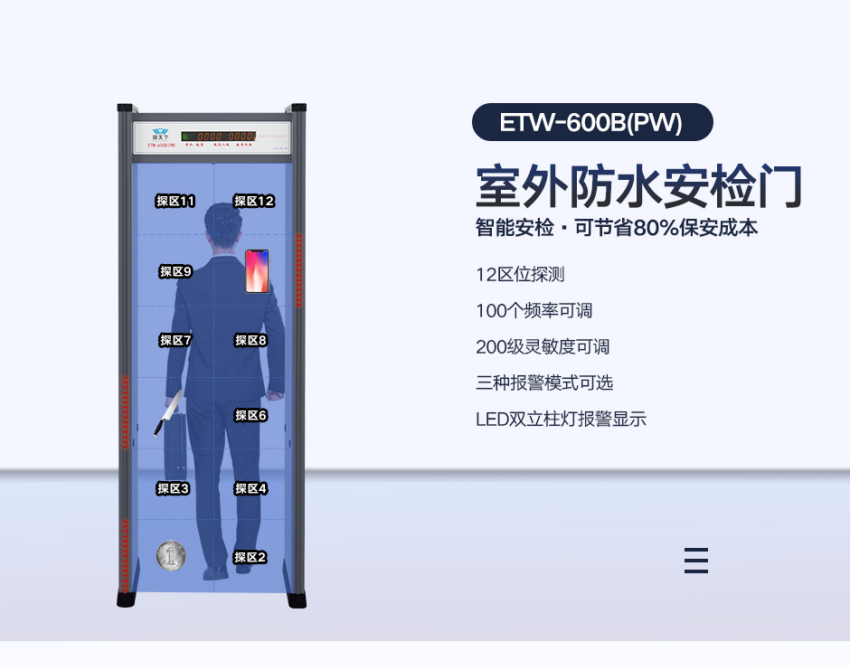 防水安檢門 防水安檢門